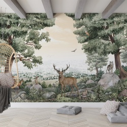 Fototapet Forest Vista, Kikki Belle