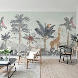 Fototapet, Friends of the Jungle, Blue, Rebel Walls - Img 3