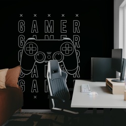 Fototapet, Gamer, Black, Rebel Walls