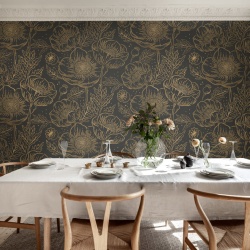 Fototapet, Golden Poppy, Midnight, Rebel Walls