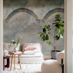 Fototapet, Heavenly Arches, Blue, Rebel Walls