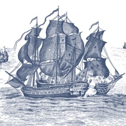 Fototapet, High Seas, Henderson Blue, Rebel Walls - Img 2