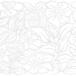 Fototapet, Ink Flowers, White, Rebel Walls - Img 2