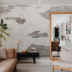 Fototapet, Ivory Bricks, Soft Plaster, Rebel Walls - Img 4
