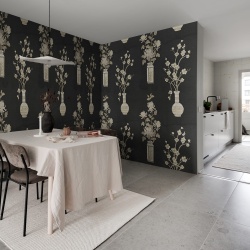 Fototapet, Japanese Vases, Graphite, Rebel Walls
