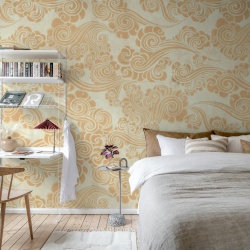 Fototapet, Kumo, Yellow, Rebel Walls