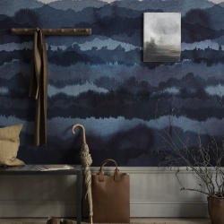 Fototapet lavabil, Midnatt Dark Blue, Sandberg