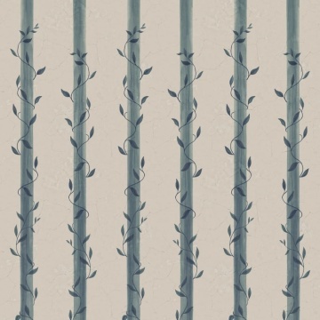 Fototapet, Leafy Stripes, Blue, Rebel Walls - Img 2