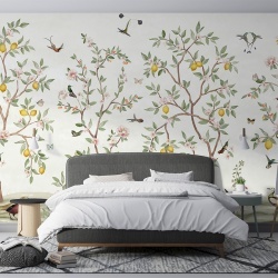 Fototapet Lemon Tree Chinoiserie - White, Sir Edward