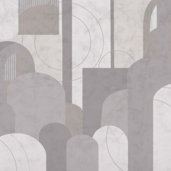 Fototapet, Lovely Arches, Gray, Rebel Walls - Img 5
