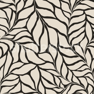 Fototapet, Midnight Vines, Black, Rebel Walls - Img 2