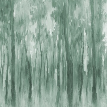 Fototapet, Morning Forest, Green, Rebel Walls - Img 2