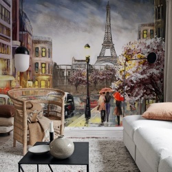 Fototapet, Painting Paris, Rebel Walls