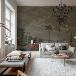Fototapet, Palm Beach, Vintage, Rebel Walls