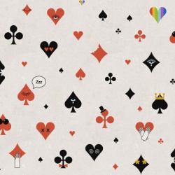 Fototapet, Poker Face, Red, Rebel Walls - Img 6