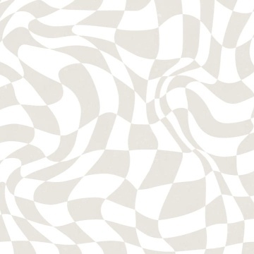 Fototapet, Psychedelic Chess, Beige, Rebel Walls - Img 2