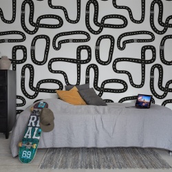 Fototapet, Race Track, Graphite, Rebel Walls - Img 3