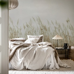 Fototapet, Reed Meadow, Beige, Rebel Walls