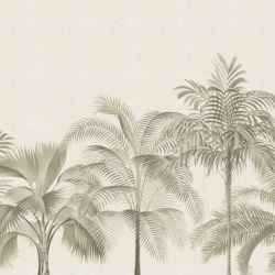 Fototapet, Retro Jungle, Beige, Rebel Walls - Img 2