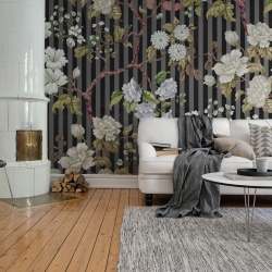 Fototapet, Rose Stripe, Midnight, Rebel Walls - Img 4