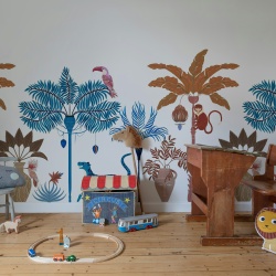 Fototapet, Savanna Chic, White, Rebel Walls
