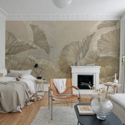 Fototapet, Shadow Leaf, Beige, Rebel Walls - Img 4