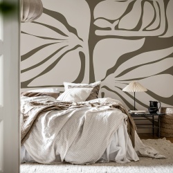 Fototapet, Silent Grove, Soft Khaki, Rebel Walls - Img 3