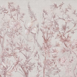 Fototapet, Silk Floral, Dusty Pink, Rebel Walls - Img 2