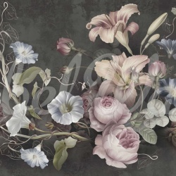 Fototapet, Soft Bouquet, Dark, Rebel Walls - Img 5