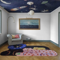 Fototapet, Space Cats, Dark Blue, Rebel Walls - Img 3
