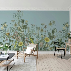 Fototapet, Springmeadow, Blue, Rebel Walls