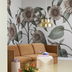 Fototapet, Sunflower, Peach, Rebel Walls