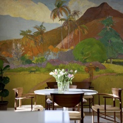 Fototapet, Tahitian Landscape by Gauguin, Rebel Walls