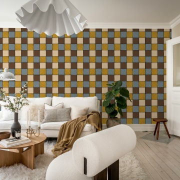 Fototapet, Tile, Orange, Rebel Walls - Img 3