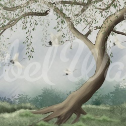 Fototapet, Tree of Dreams, White, Rebel Walls - Img 5