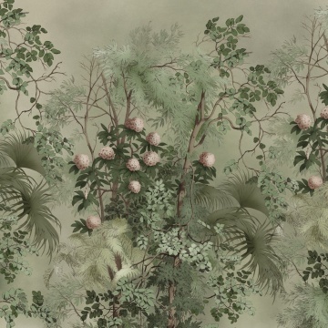 Fototapet, Tropical Bush, Green, Rebel Walls - Img 2