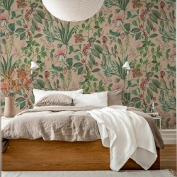 Fototapet, Tropical Harmony, Pink, Rebel Walls