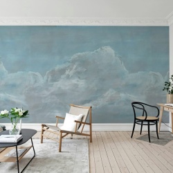 Fototapet, Up in the Clouds, Blue, Rebel Walls