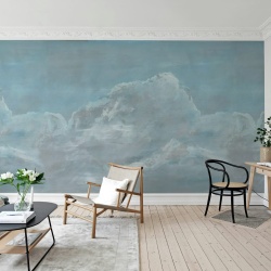 Fototapet, Up in the Clouds, Blue, Rebel Walls