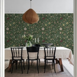 Fototapet, Verdant Bloom, Green, Rebel Walls - Img 3