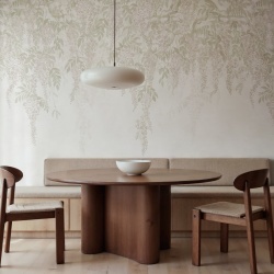 Fototapet, Whispers Wisteria, Beige, Rebel Walls