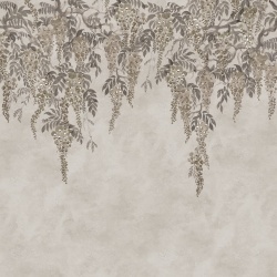 Fototapet, Whispers Wisteria, Gray, Rebel Walls - Img 2