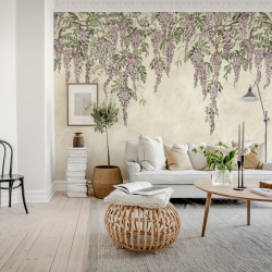 Fototapet, Whispers Wisteria, Purple, Rebel Walls - Img 3