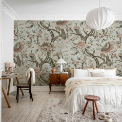 Fototapet, Wings in Bloom, Beige, Rebel Walls