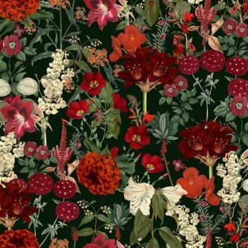 Fototapet, Wintergarden, Red, Rebel Walls - Img 2