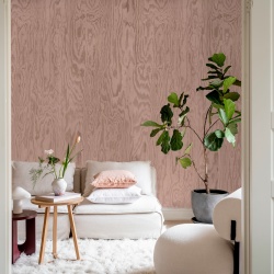 Fototapet, Wood Shades, Pink, Rebel Walls