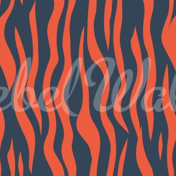 Fototapet, Zebra Lines, Blue & Red, Rebel Walls - Img 2