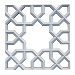 Ornament din poliuretan A 716 - 33x33x2 cm