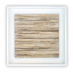 Panou decorativ lemn, Tec, My Nipa Hut White