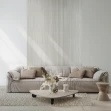 Panou riflaj decorativ 3D Onda, Gri, 11.2x1.3x270 cm - Img 5